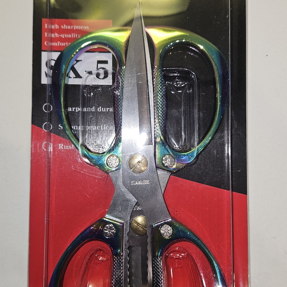 SK-5 Stainless Steel Kitchen Scissors Heavy Duty Utility Shears Tool